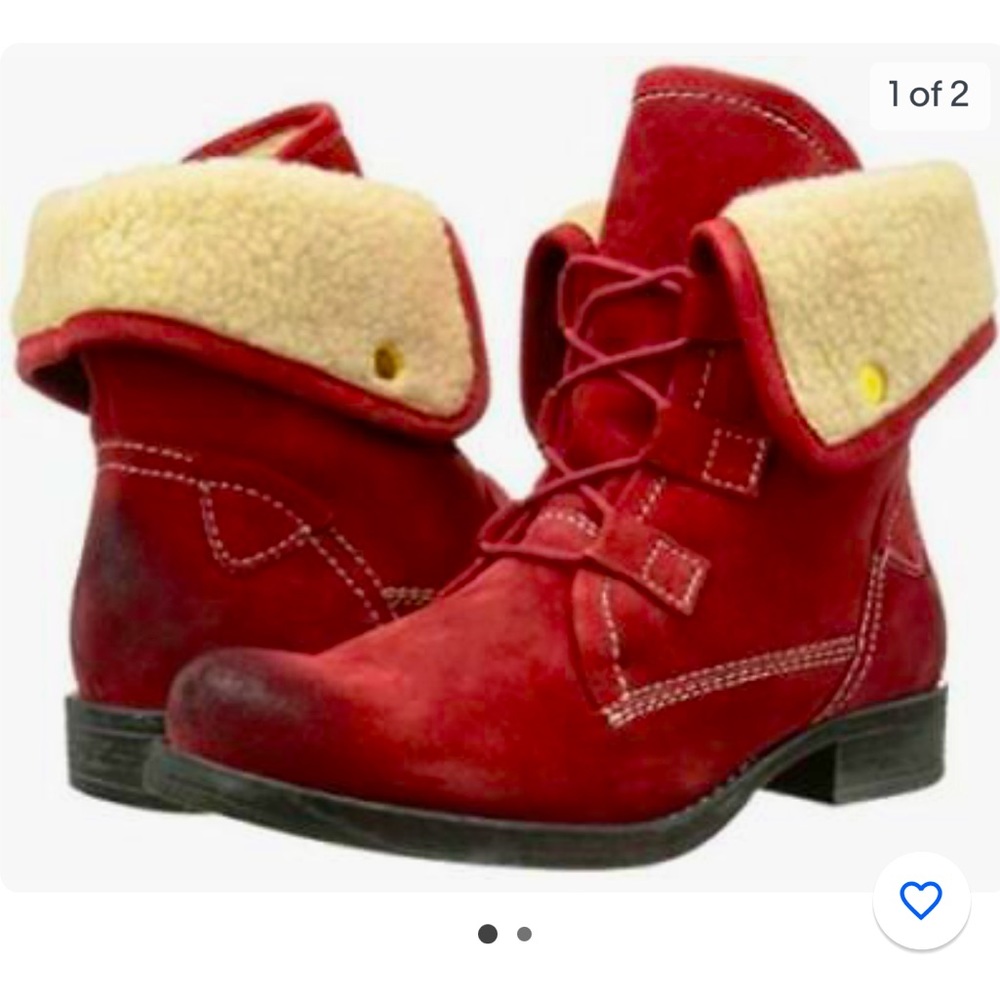 DIBA True Red Jay Neen Suede Ankle Boot